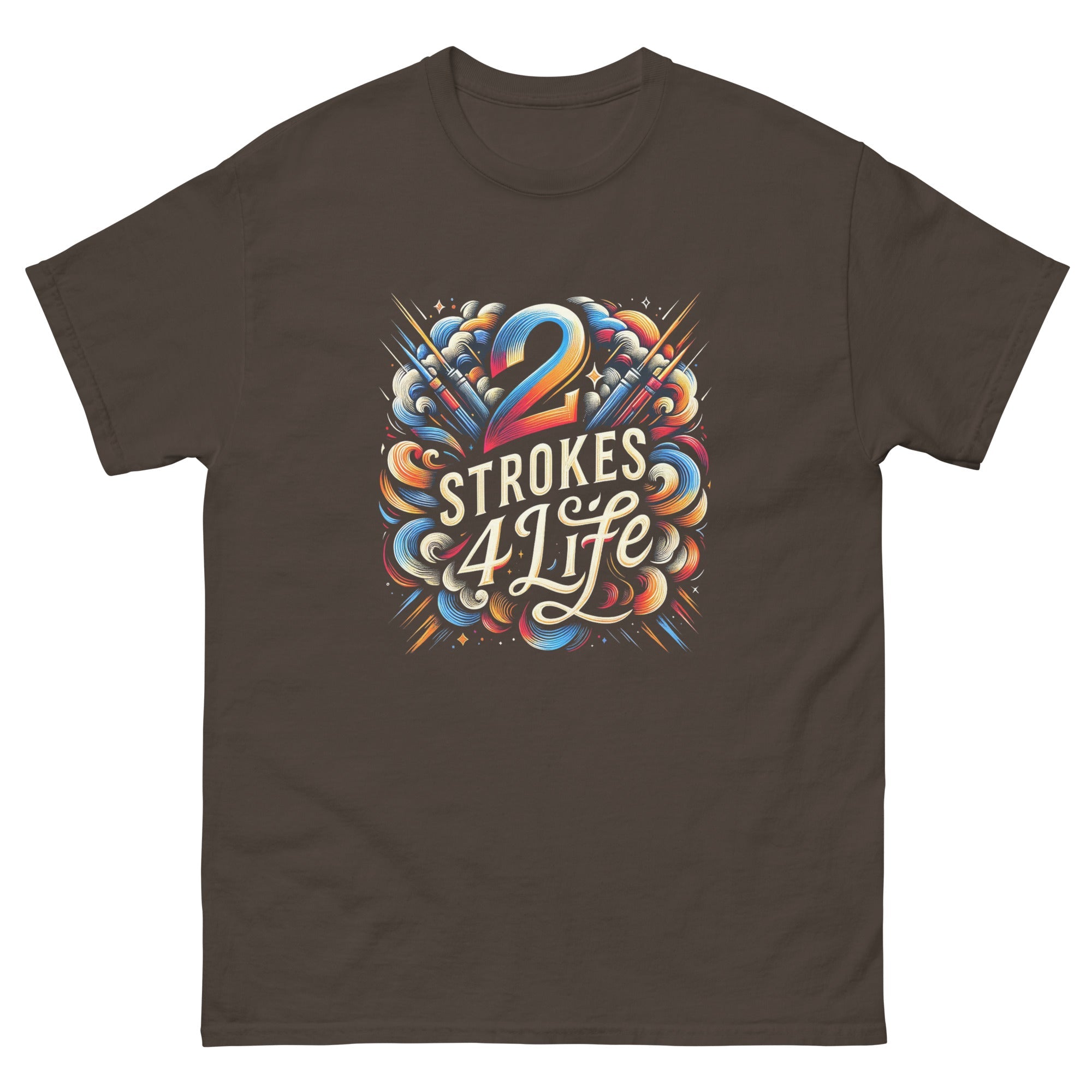 2 Strokes 4 life Adult Unisex classic tee - McHall Motosports