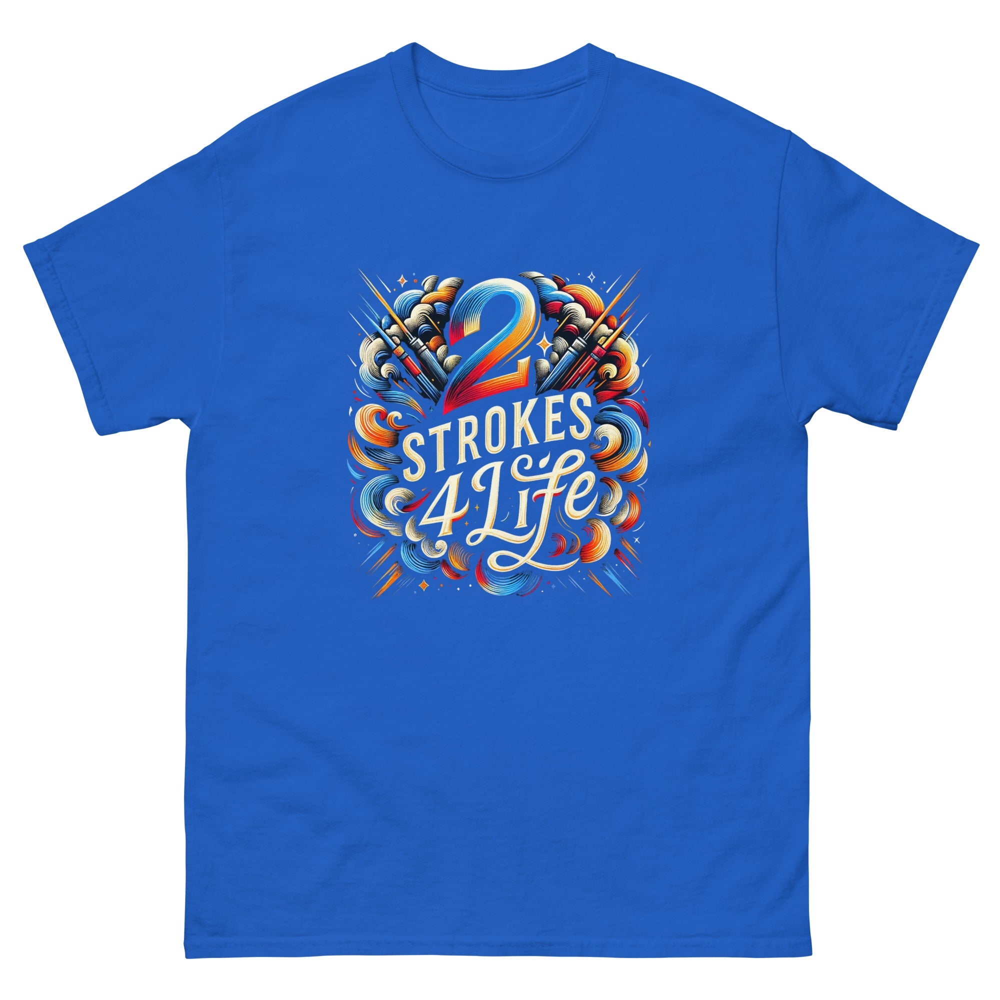 2 Strokes 4 life Adult Unisex classic tee - McHall Motosports