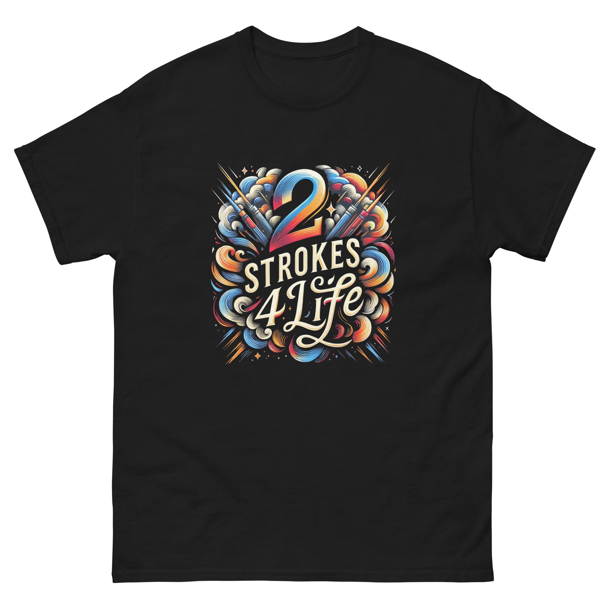2 Strokes 4 life Adult Unisex classic tee - McHall Motosports