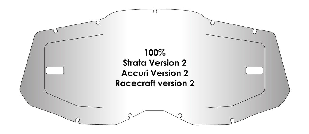 AirScreen 100% Strata V2 / Accuri V2 / Racecraft V2 (new version) - McHall Motosports