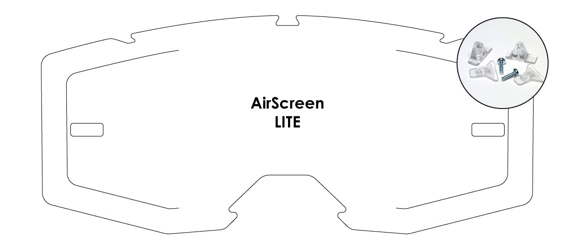 AirScreen LITE EX Opening Lens - McHall Motosports