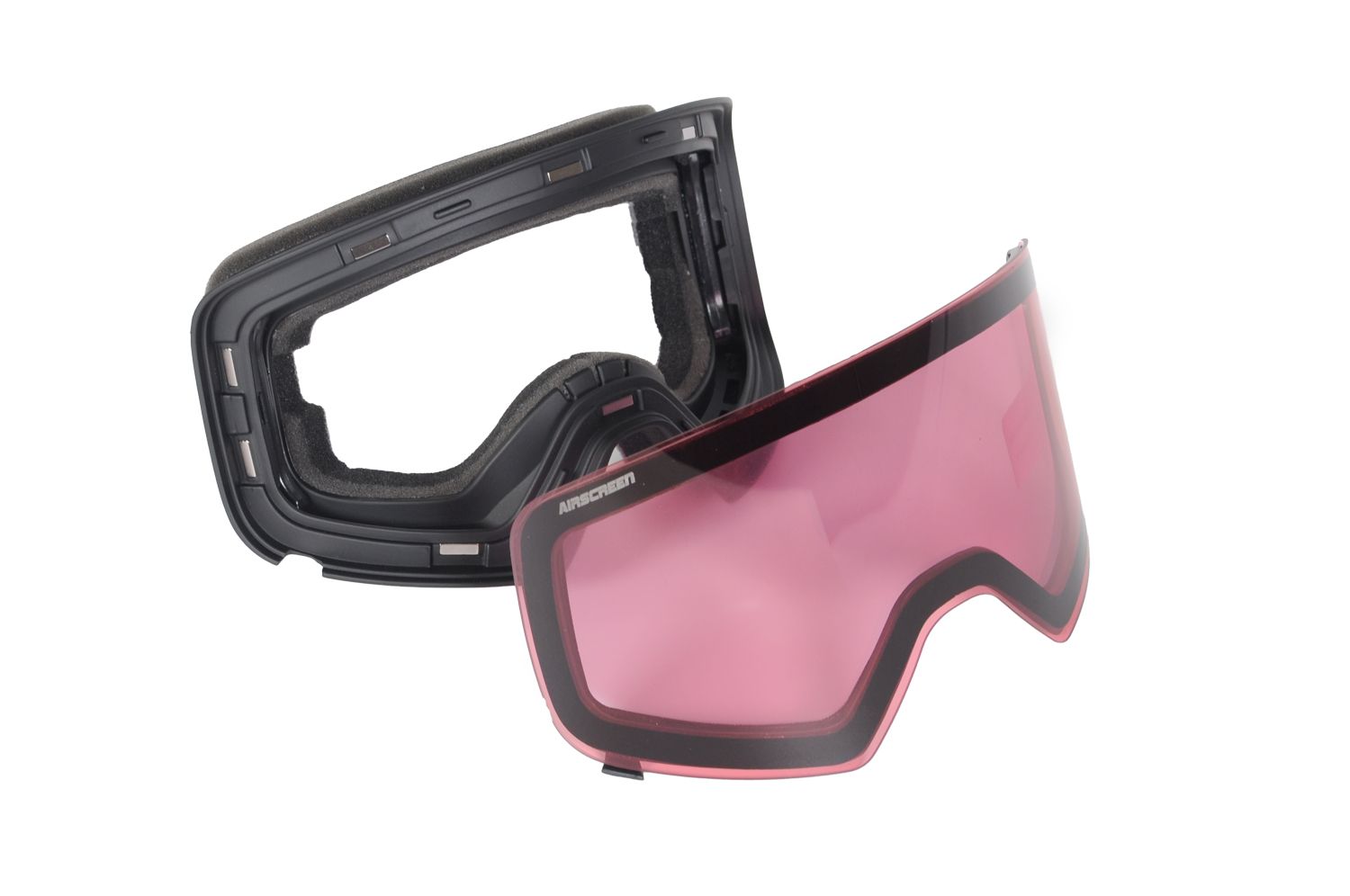 NIVIS 02 (pure white / iridium pink lens + pink lens) - McHall Motosports