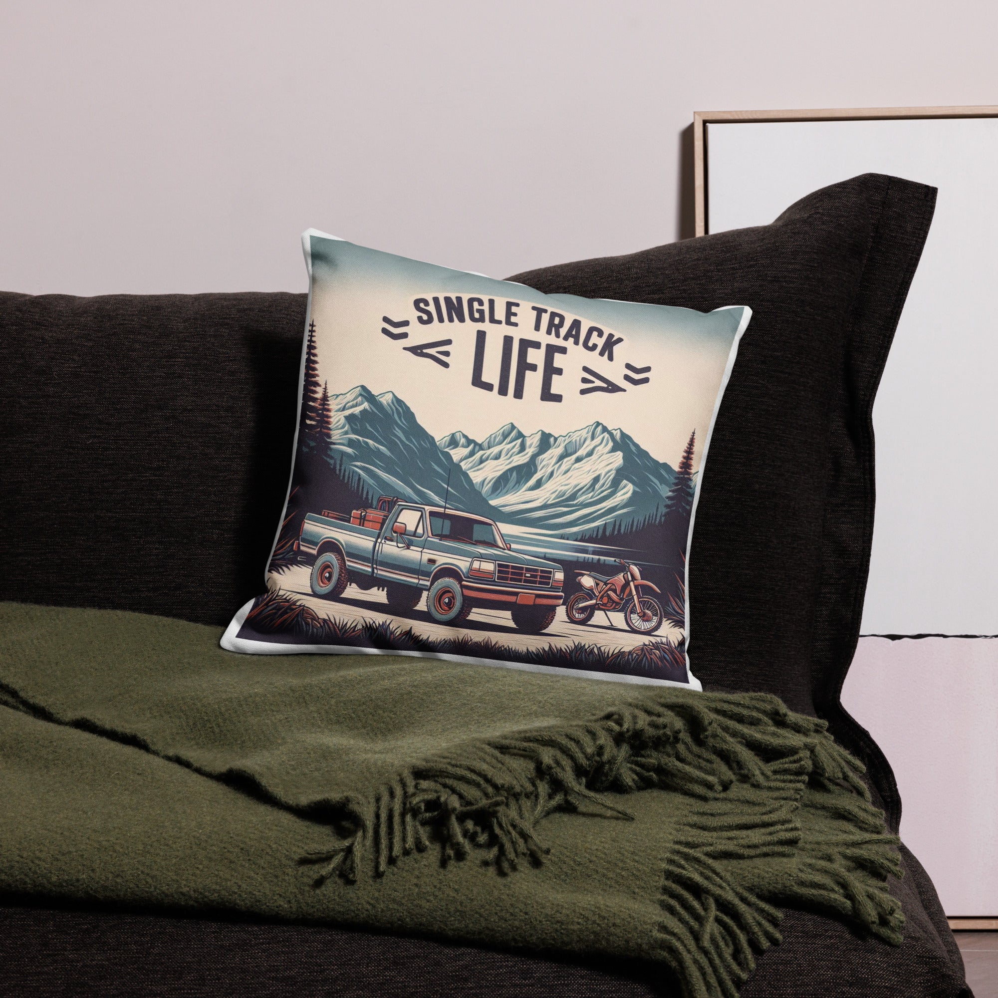 Pickup Single track life pillow case - McHall Motosports