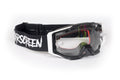S - FIT EX 01 (Blak & white / clear opening lens) - McHall Motosports
