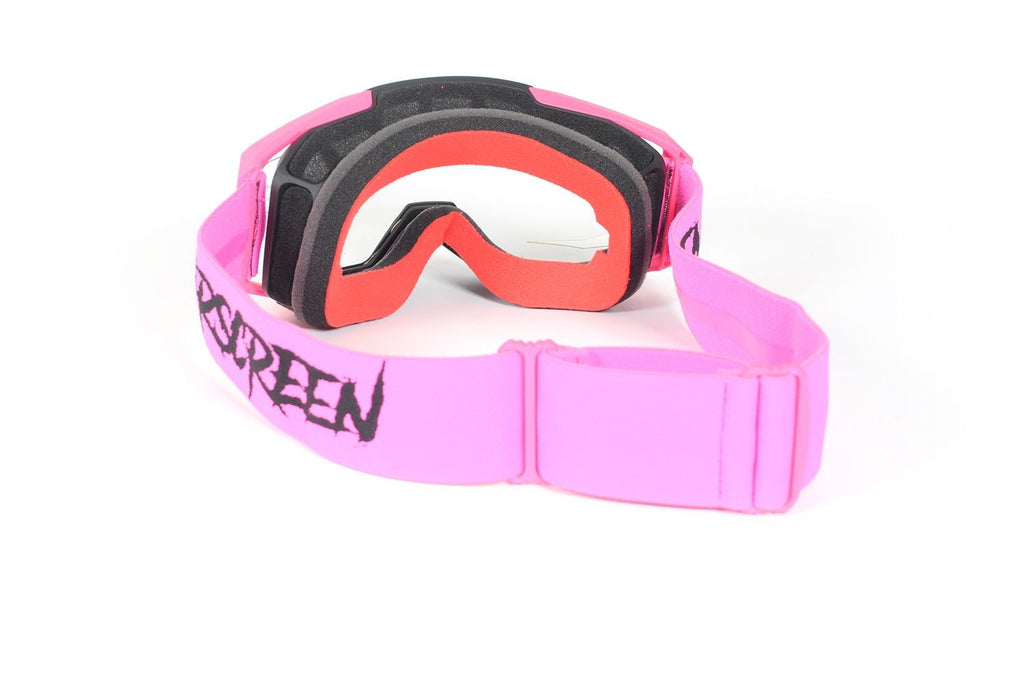 S - FIT EX 02 (Neon pink / clear opening lens) - McHall Motosports