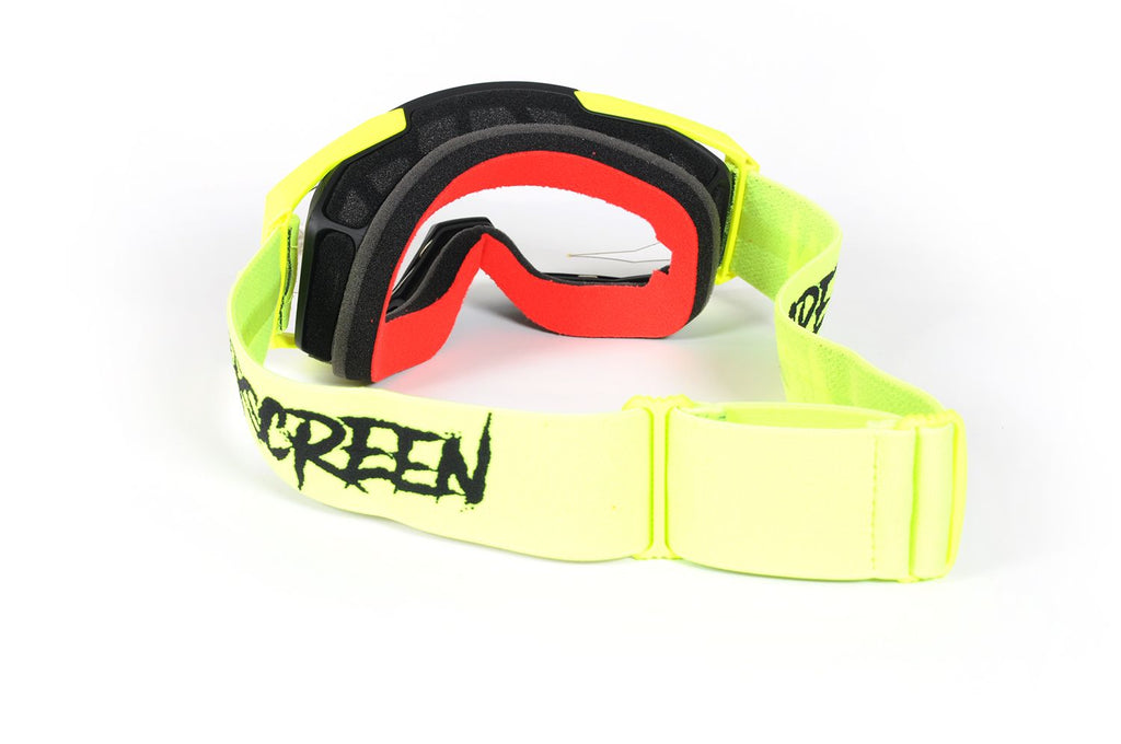 S - FIT EX 03 (Neon yelow / clear opening l - McHall Motosports