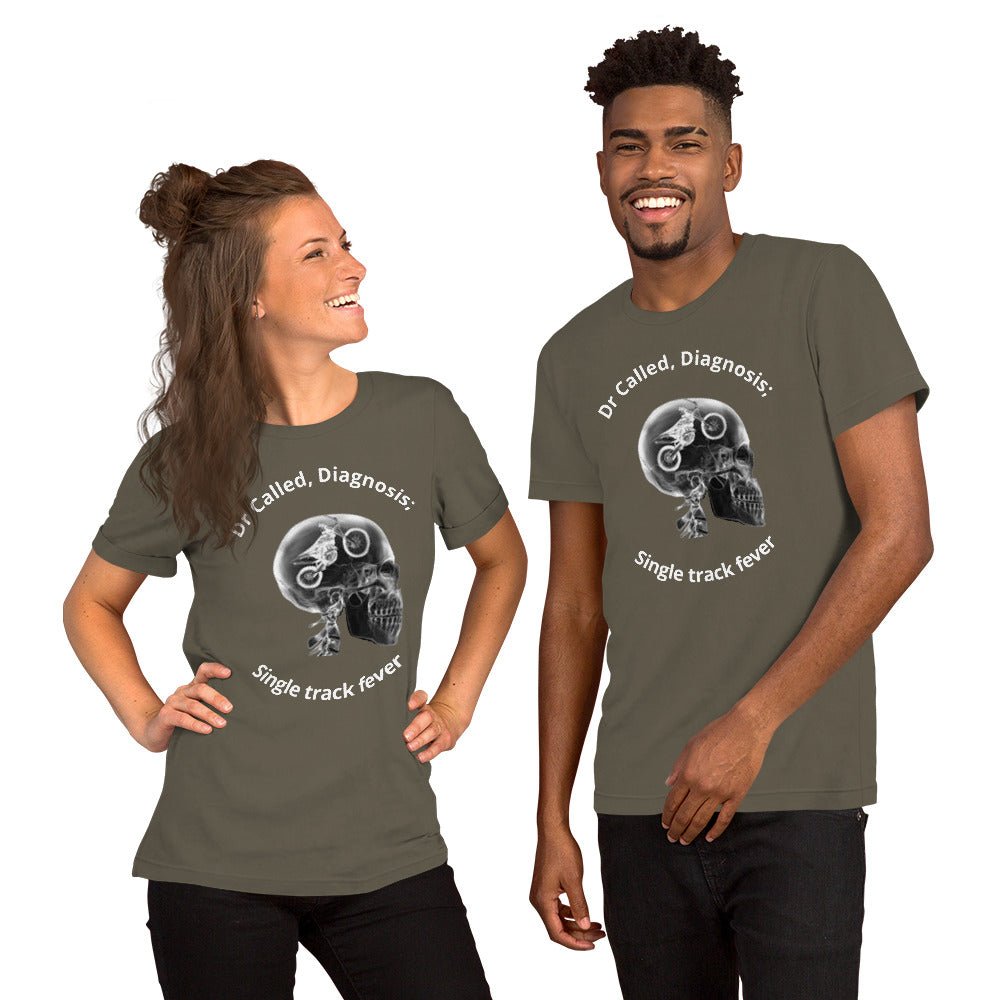 Single Track Fever Unisex t-shirt - McHall Motosports